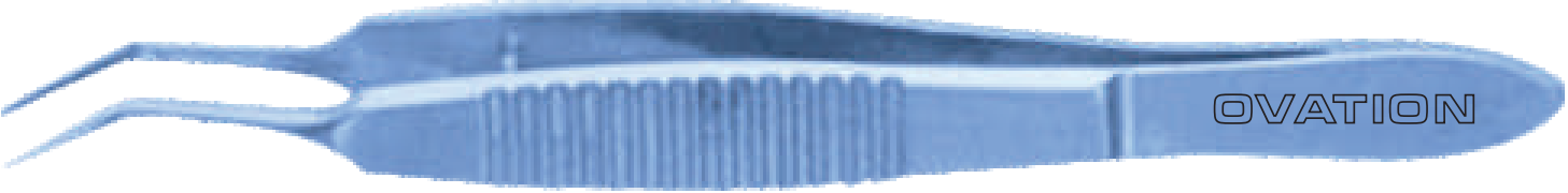 Dodick Lens Holding Forceps Angled